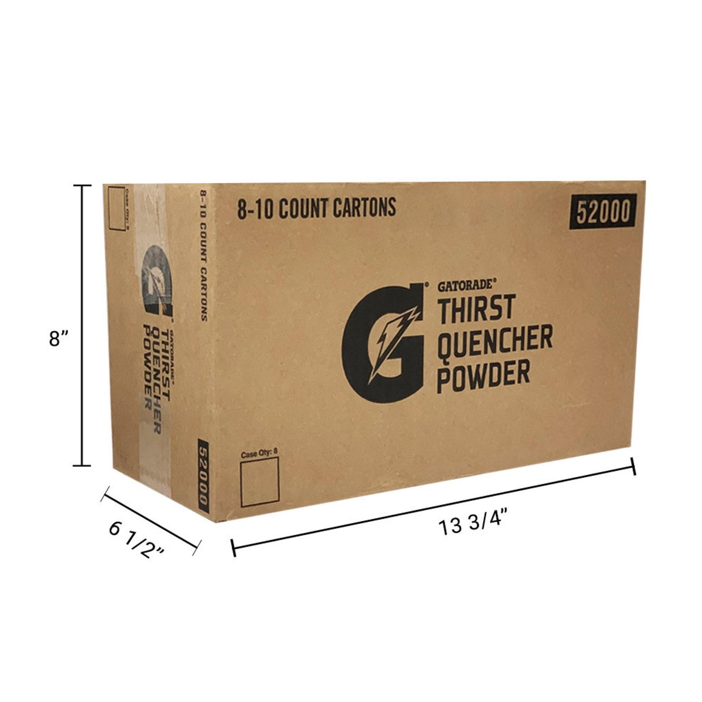 Gatorade Bulk Thirst Quencher Powder Case Dimensions