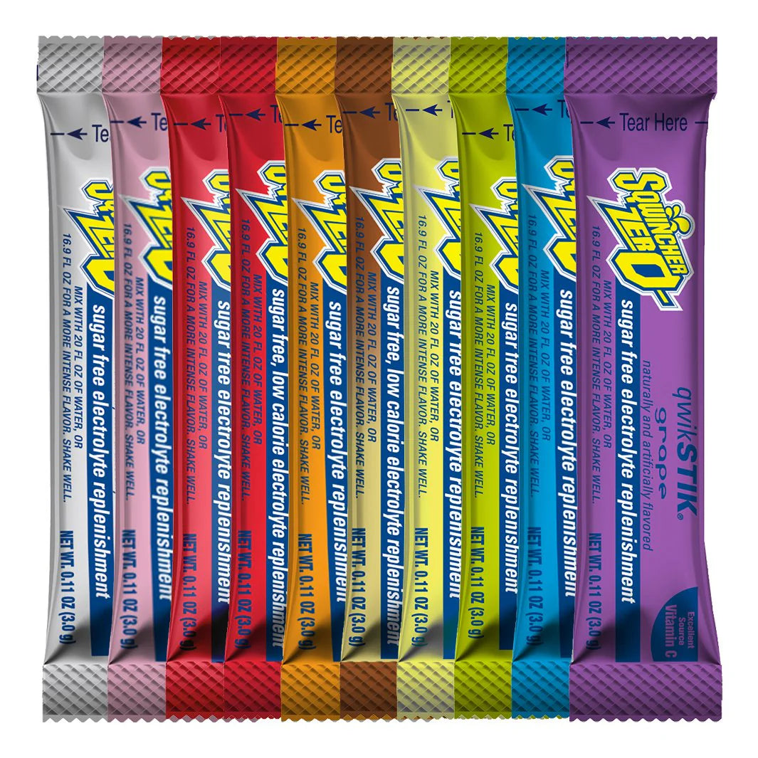Sqwincher Zero 20-oz Qwik Stiks Full Case ( 500 Sticks )