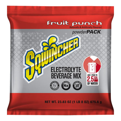 Sqwincher 2.5-Gallon Electrolyte Powder Mix for Optimal Hydration ( 32 Pouches )