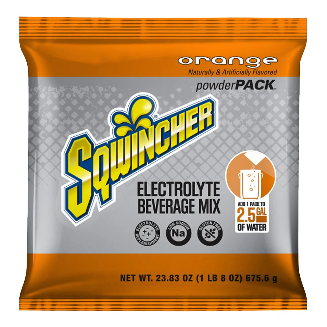 Sqwincher 2.5-Gallon Electrolyte Powder Mix for Optimal Hydration ( 32 Pouches )